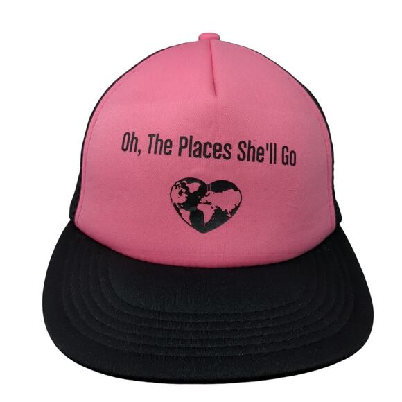 Oh, The Places She'll Go Snapback Trucker Hat Multi One Size District - Picture 1 of 10